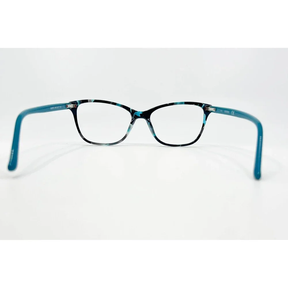 Guess Eyeglasses Womens Teal Tortoise GU2673-3 089 Cat Eye Frames 53-17-140